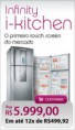 Electrolux: Geladeira Electrolux Frost Free Duplex Infinity i.Kitchen DT80X c/ Dispenser de Água e Painel Touch Screen - 542 L - Inox 